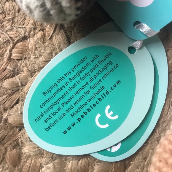 organic baby toy Pebble rattles - Picture 5 of 7